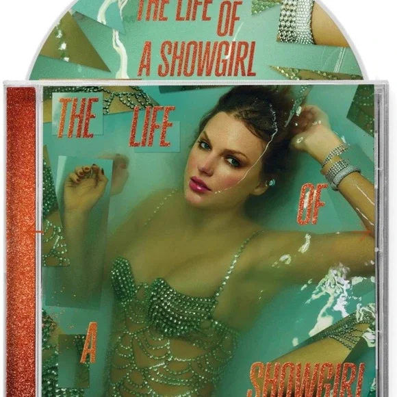NEW SEALED Taylor Swift The Life Of A Showgirl Box Set Cardigan & CD Size XL/2XL